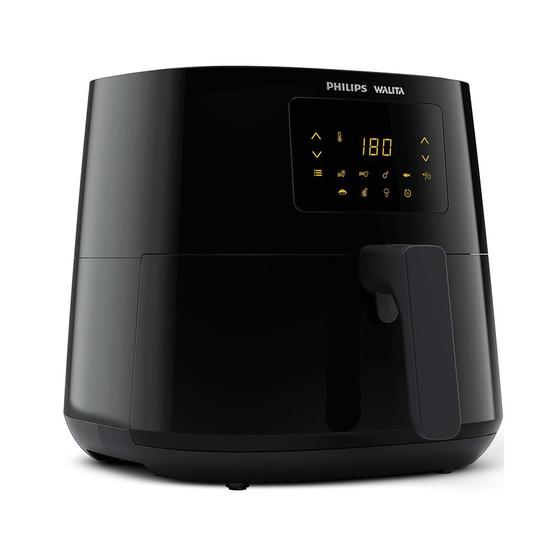Fritadeira Elétrica Sem Óleo Air Fryer Philips Walita RI9270 XL 6,2L Digital Preta Fritadeira