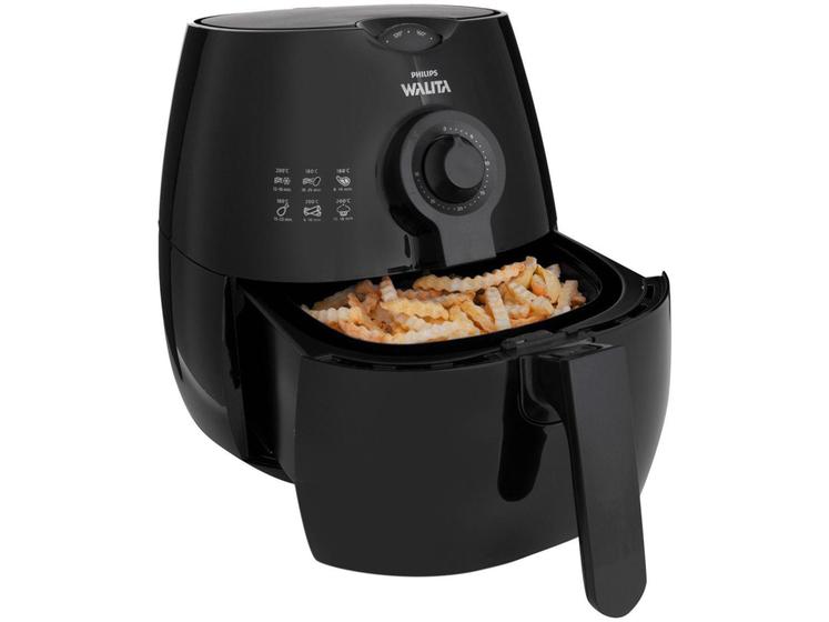 Fritadeira Elétrica sem Óleo/Air Fryer Walita Philips Daily RI9217/72 Black Edition Preta