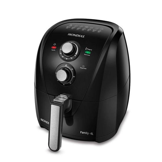 Fritadeira Elétrica Sem Óleo Mondial 4 Litros Preta 220V AFN-40-FB 7805 ...