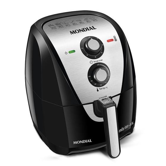 Fritadeira Elétrica Sem Óleo Mondial Grand Family 5,5 Litros Inox 127V AF-55I 79474-01 Menor preço em Fritadeira Elétrica Sem Óleo Mondial Grand Family 5,5 Litros Inox 127V AF-55I 79474-01