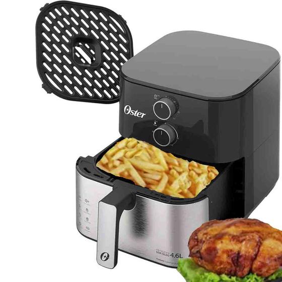 Imagem de Fritadeira eletrica sem oleo oster 4,6 litros inox