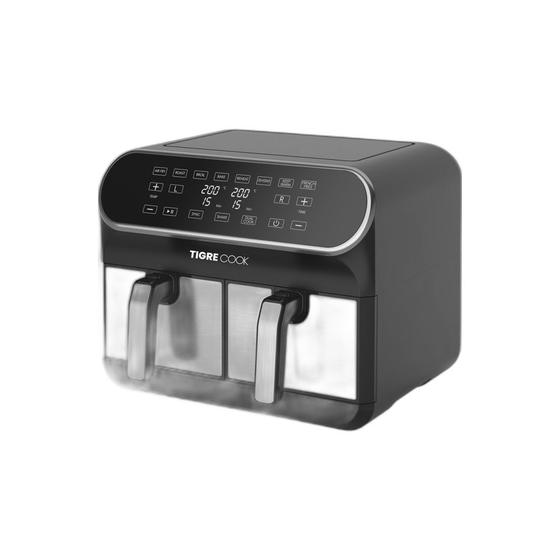 Fritadeira Elétrica Tigre Cook Air Fryer Aft08003F 8 Litros 220V Preto