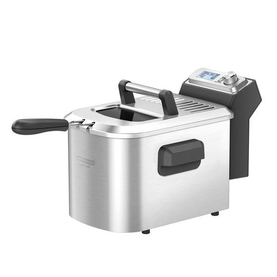 Imagem de Fritadeira elétrica tramontina by breville smart em aço inox 4 litros prata e preto