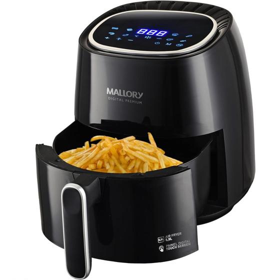 Imagem de Fritadeira Mallory Air Fryer Digital Premium Litros 1500W