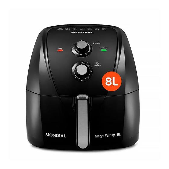 Imagem de Fritadeira Mondial Air Fryer 8L AFN-80-FB 1900w 110v