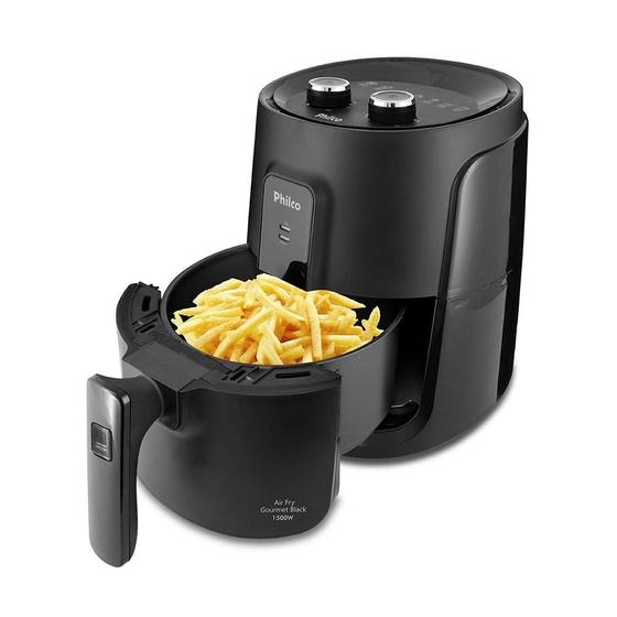 Imagem de Fritadeira Philco Air Fryer PFR15P, 4L, 1500W, Preto