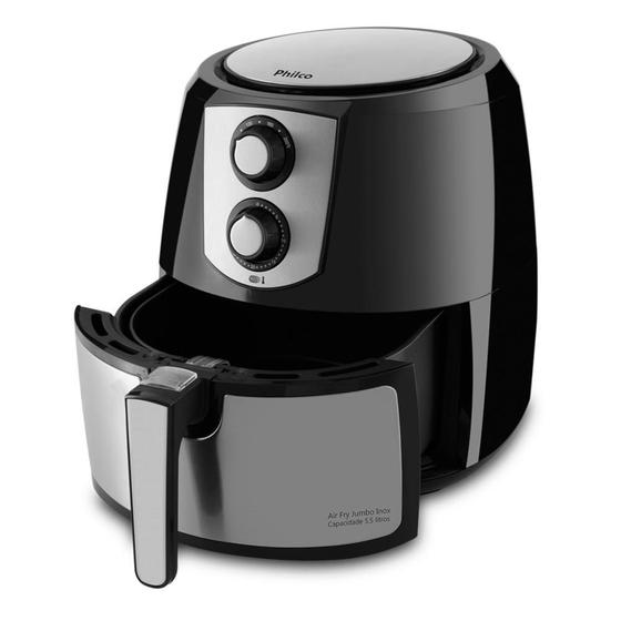 Imagem de Fritadeira Philco Air Fryer Preto Inox 5.5L PFR06