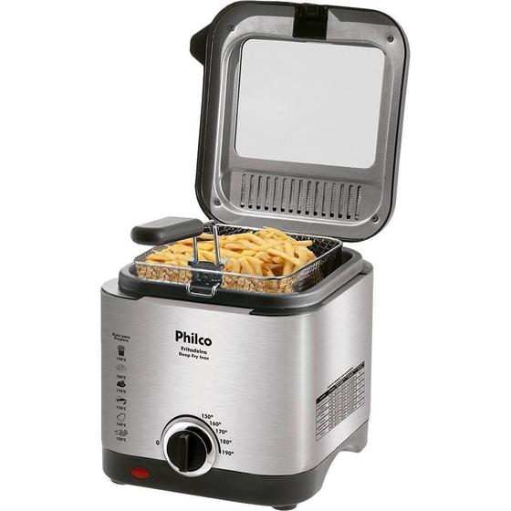 Imagem de Fritadeira Philco Deep Fry, 900W, Inox - 110V