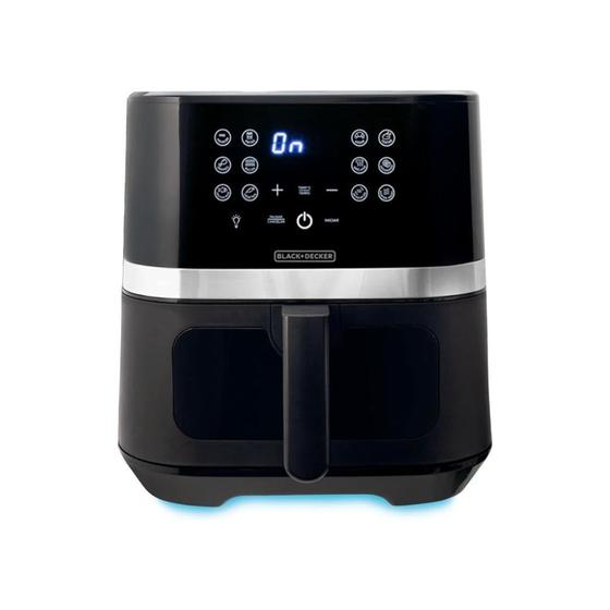Fritadeira sem Óleo 7 Litros Air Fryer Digital com Visor Frontal 110v AFDLG-BR Black & Decker 127v Menor preço em Fritadeira sem Óleo 7 Litros Air Fryer Digital com Visor Frontal 110v AFDLG-BR Black & Decker 127v