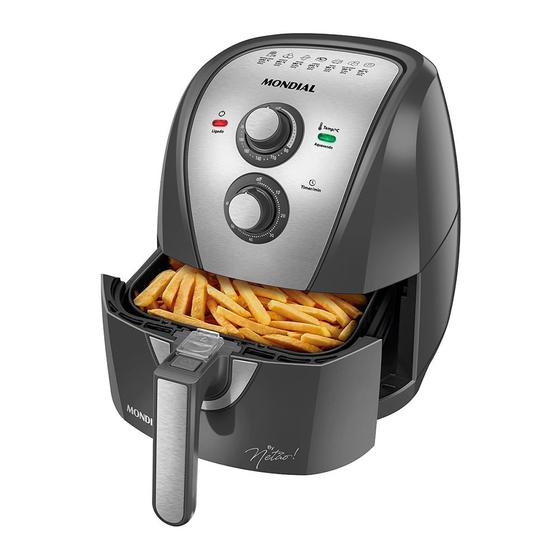 Imagem de Fritadeira Sem Óleo Air Fryer 4L By Netão Mondial AFN-NT-01