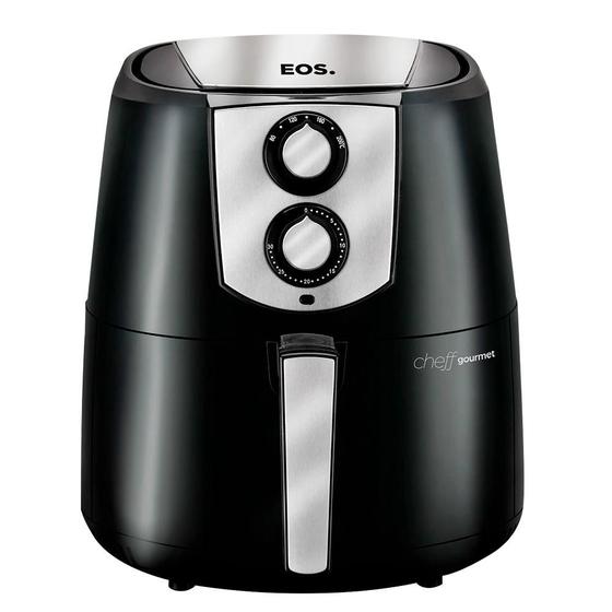 Imagem de Fritadeira Sem Óleo Air Fryer EOS Chef Gourmet 4L Preta EAF42P 127V