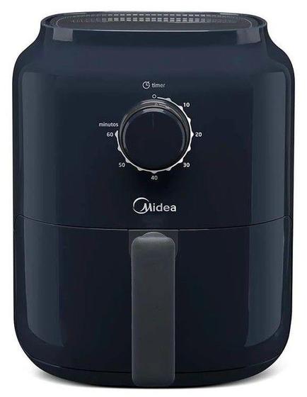 Fritadeira sem oleo air fryer midea 3l 1325w c/ timer azul 127v Imagem de Fritadeira sem oleo air fryer midea 3l 1325w c/ timer azul 127v