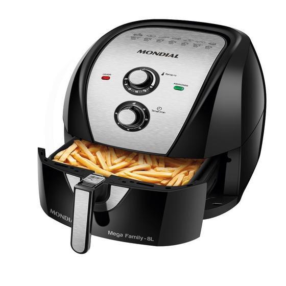 Fritadeira Sem Óleo Air Fryer Mondial 8 Litros AFN80BI 220 Volts