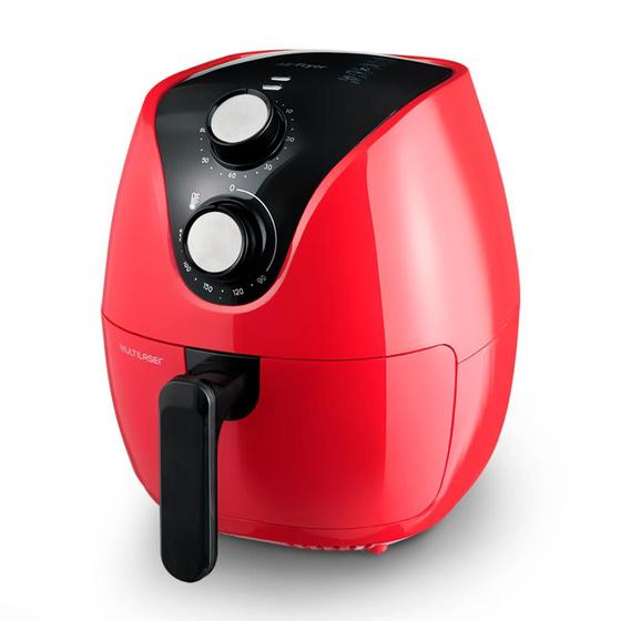Fritadeira sem Óleo Air Fryer Multilaser 4L 1500W com Grade