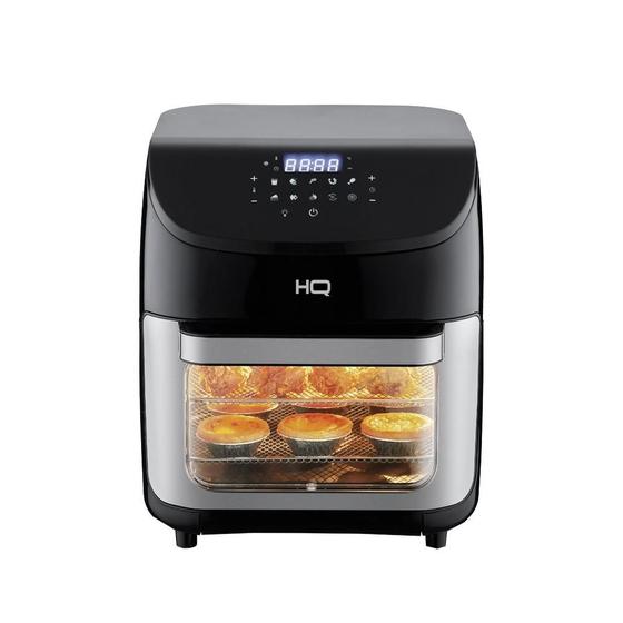 Imagem de Fritadeira Sem Óleo AirFryer Oven HQ 5 em 1 12 litros Digital Com visor Preta HQ-AFO12LDVG