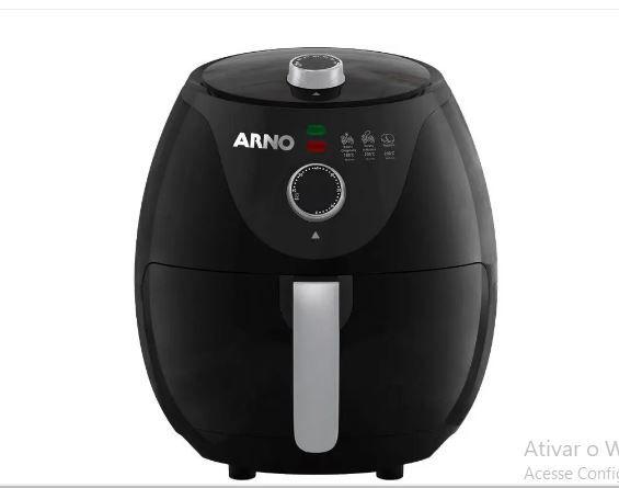 Imagem de Fritadeira sem óleo Arno Airfry Easy Fry com 3,2 litros Hot Air e Cesto Removível Preta