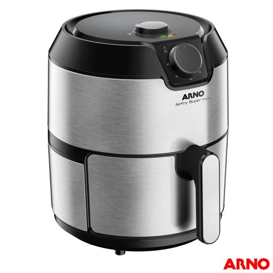 Imagem de Fritadeira sem Óleo Arno Airfry Super Inox com 4,2L de capacidade e Cesto Removível IFRY