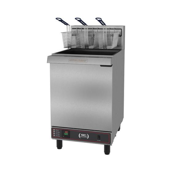 Imagem de Fritador Elétrico Industrial 45 Lts 3 Cestos Água e Óleo Trifásico Fao 3 C T Prm - Metalcubas 380t