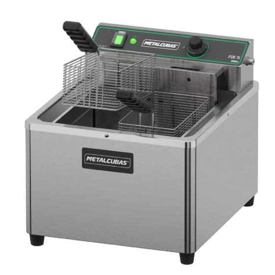 Imagem de Fritador Industrial Eletrico Foe15m 8000w Inox Metalcubas