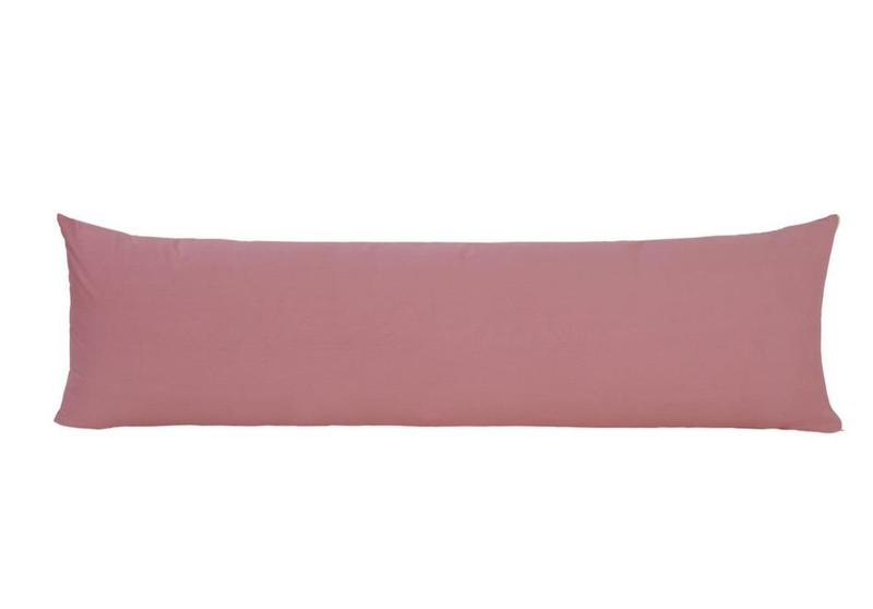 Imagem de Fronha Avulsa Poliéster Hug Colors 40x130cm Rosa Lavive