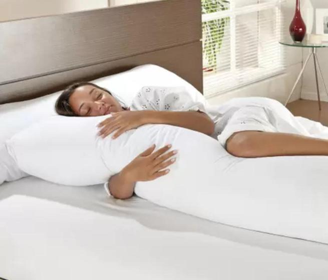 Imagem de Fronha Capa para Travesseiro de Corpo Inteiro Travesseiro  Gestante Minhocão Xuxão 140cm x 40cm