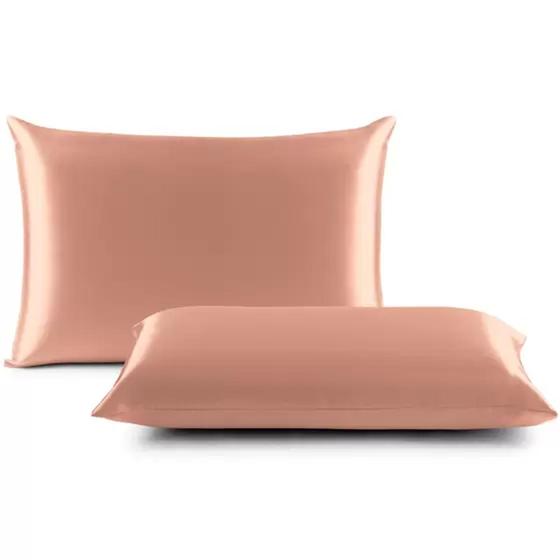 Imagem de Fronha De Cetim Anti Frizz 70cm X 50cm Charmousse Varias Cores Com ZIPER