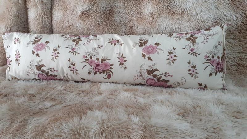 Imagem de Fronha  De Travesseiro Corpo Xuxão Estampado Rose  Com Ziper Tecido C/60% De Algodão