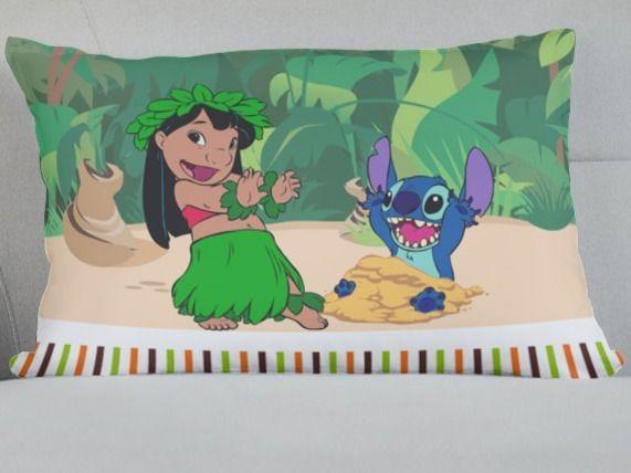 Imagem de Fronha Infantil Capa de Travesseiro Lilo Stitch