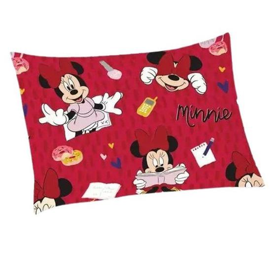 Imagem de Fronha Microfibra  Avulsa Estampada Minnie 50x70cm Lepper