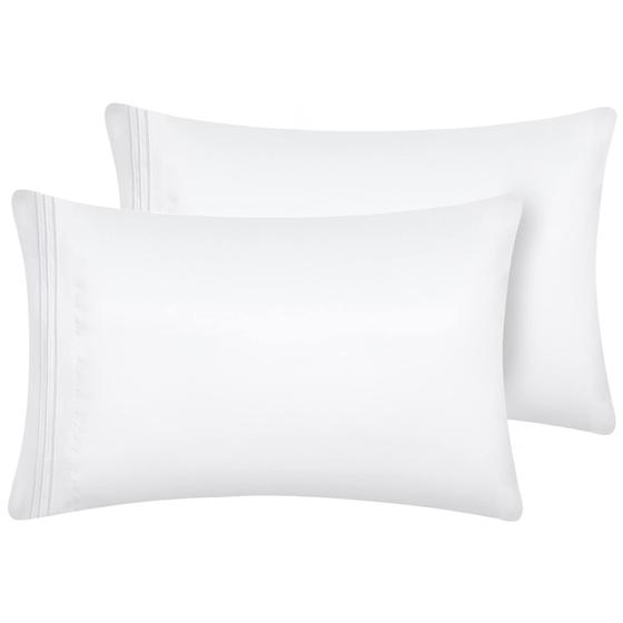 Imagem de Fronhas CozyLux 1800 Series Microfiber Queen White 2 Pa