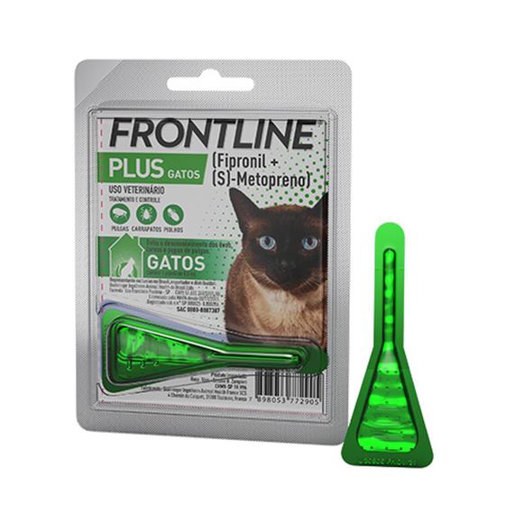Imagem de Frontline Plus Antipulgas e Carrapatos para Gatos 0,5ml - 1 Pipeta