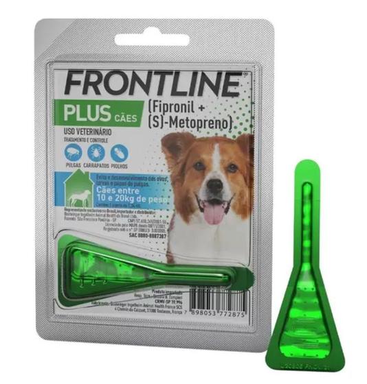 Imagem de Frontline Plus Cão 10kg - 20kg Pipeta 1,34ml 