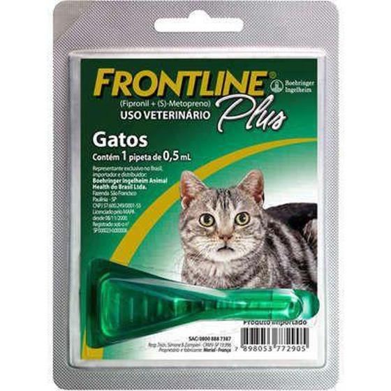 frontline-plus-gatos-boehringer-ingelheim-antipulga-e-carrapaticida
