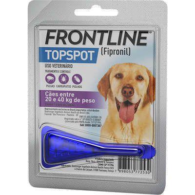 Imagem de  Frontline Topspot 1 pipeta 2,68ml para Cães de 20 a 40Kg