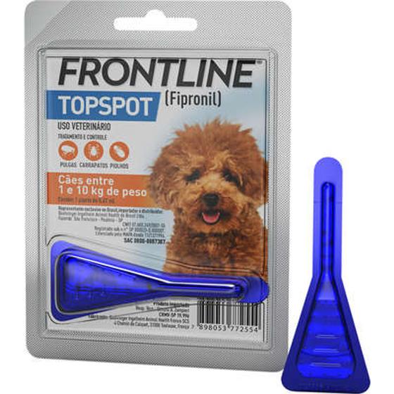 Imagem de Frontline Topspot Cães até 10kg  (2 unidades )