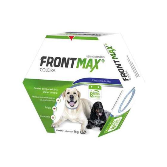 Imagem de Frontmax Coleira Cães acima 4 kg Anti Pulgas Carrapato Mosquito