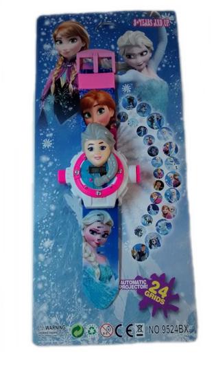 Imagem de Frozen Brinquedo Infantil Relógio Projetor Imagem