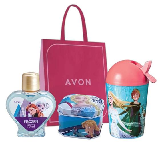 Imagem de Frozen Disney Princesa Colônia 70ml Porta Joia E Copo 350ml