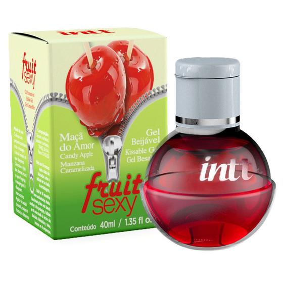 Imagem de Fruit Sexy Gel Beijável Sabor Maçã do Amor Intt Cosméticos