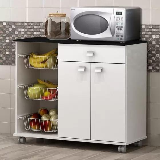 Imagem de Fruteira 2 Portas 1 Gaveta Isis - Quarta Divisão