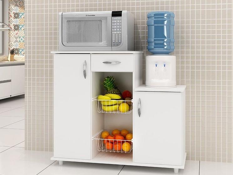 Imagem de Fruteira  Balcão Para Microondas e Bebedouro Branco New - Diva/Notável