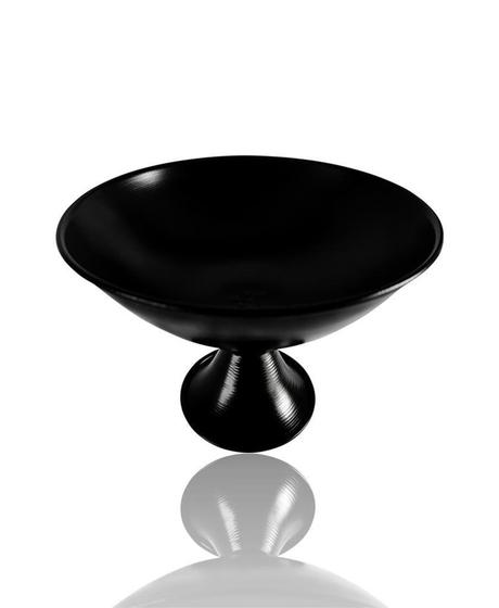 Imagem de Fruteira Cesto Metal Preto Minimalista 21cm Diâmetro - Metais Massuia