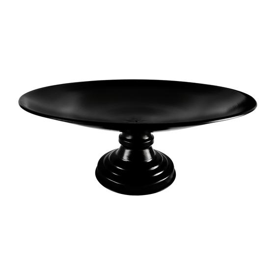 Imagem de Fruteira Cesto Metal Preto Minimalista