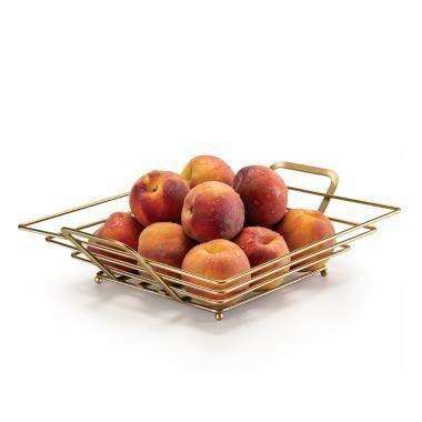 Imagem de Fruteira De Mesa Quadrada Art Cook Rosé Gold - Arthi