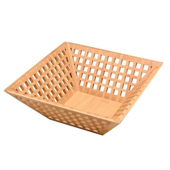 Fruteira Em Bambu Laterais Vazadas Moderno 28cm - Oikos Imagem de Fruteira Em Bambu Laterais Vazadas Moderno 28cm - Oikos
