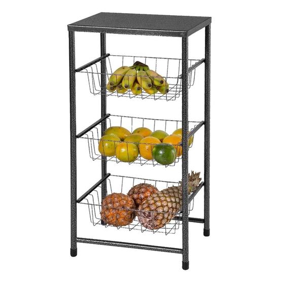 Fruteira Mix 3 cestos em Ao - PLUS - Wrm Metal - Fruteiras - Magazine ...