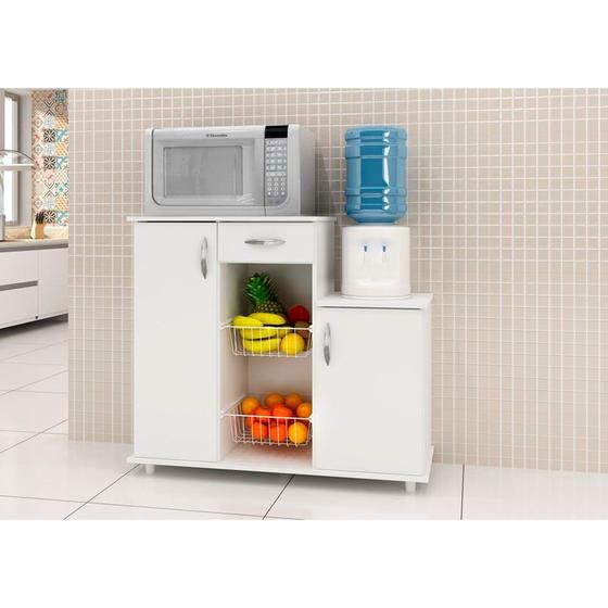 Fruteira Para Cozinha Diva 2 Portas e 1 Gaveta NotAvel Menor preço em Fruteira Para Cozinha Diva 2 Portas e 1 Gaveta NotAvel