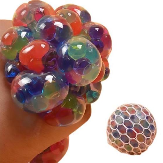 Fun Squishy Stress Ball Mesh Orbeez Splash Apertar Espremer Bola Bolinha Anti Stress Rainbow Menor preço em Fun Squishy Stress Ball Mesh Orbeez Splash Apertar Espremer Bola Bolinha Anti Stress Rainbow