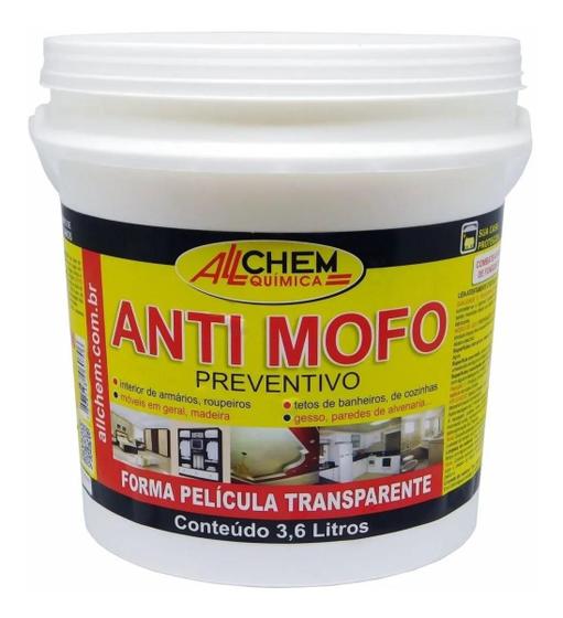 Imagem de Fundo Antimofo Fungos Bactérias Preventivo Allchem 3,6L