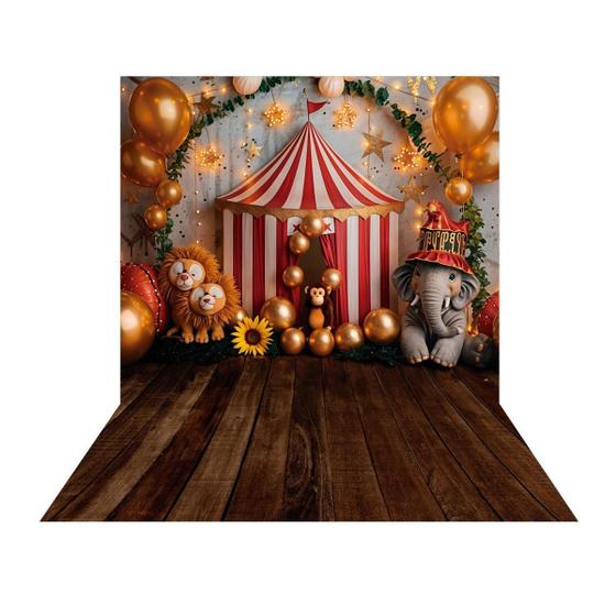 Imagem de Fundo Fotográfico Circo Baby Tecido 2,20M X 1,50M F1211